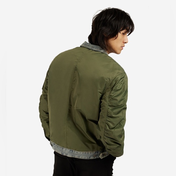 Hot Nylon Denim Jacket - Picture 2 of 4